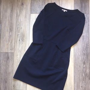 Classic A-line Gap dress with 3/4 sleeves, size xs